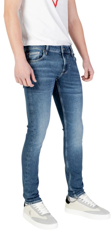 Guess Blue Cotton Skinny Jeans