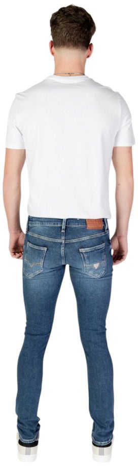 Guess Blue Cotton Skinny Jeans