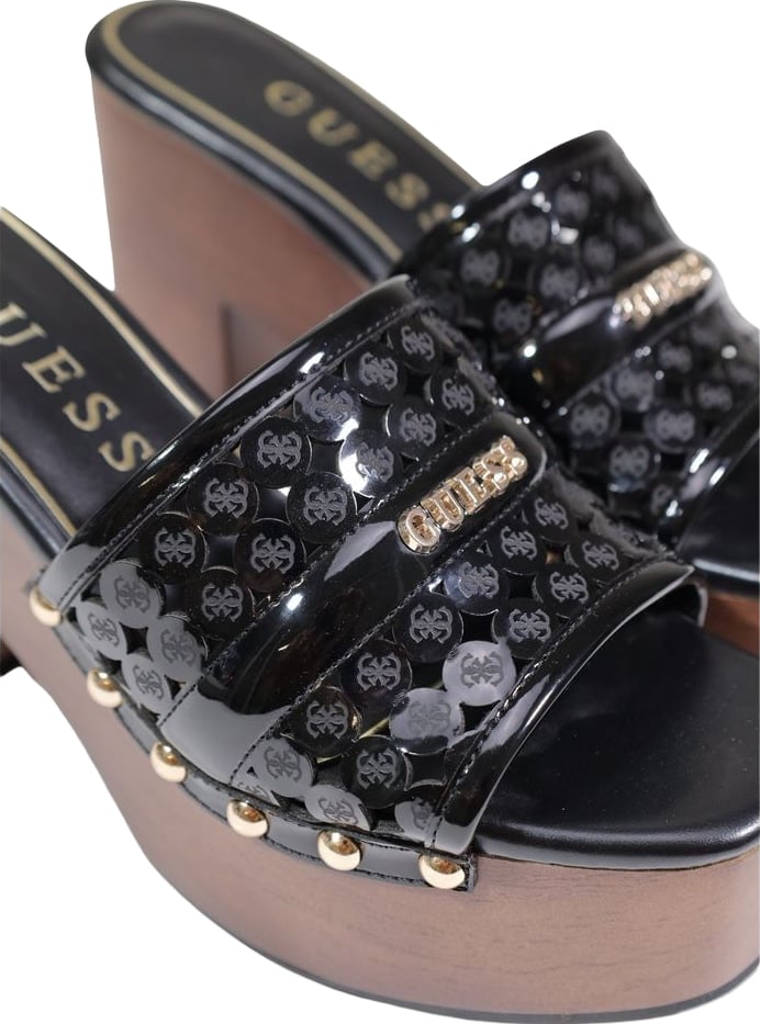 Guess Black Polyethylene High Heel Pumps