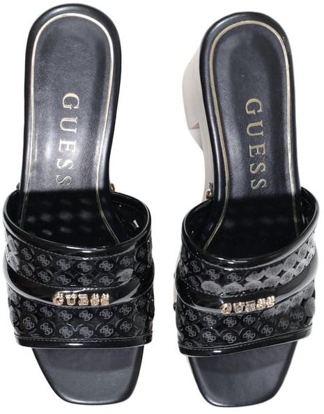 Guess Black Polyethylene High Heel Pumps