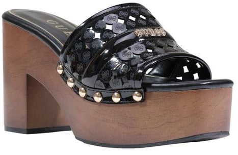 Guess Black Polyethylene High Heel Pumps