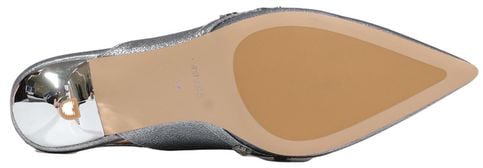 Guess Silver Polyester High Heel Pumps