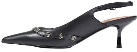 Guess Black Synthetic High Heel Pumps