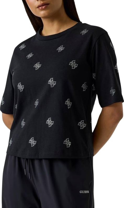 Guess Active Black Cotton T-Shirt