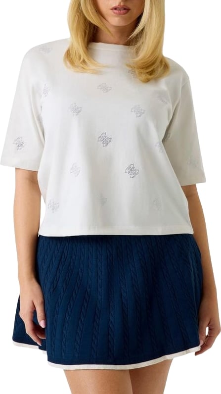 Guess Active White Cotton T-Shirt