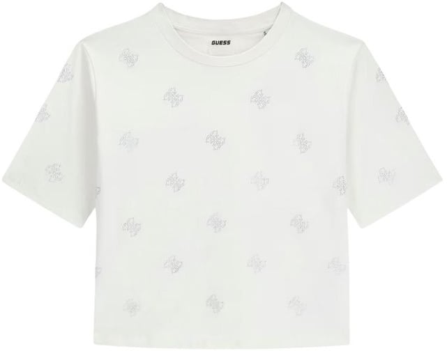 Guess Active White Cotton T-Shirt