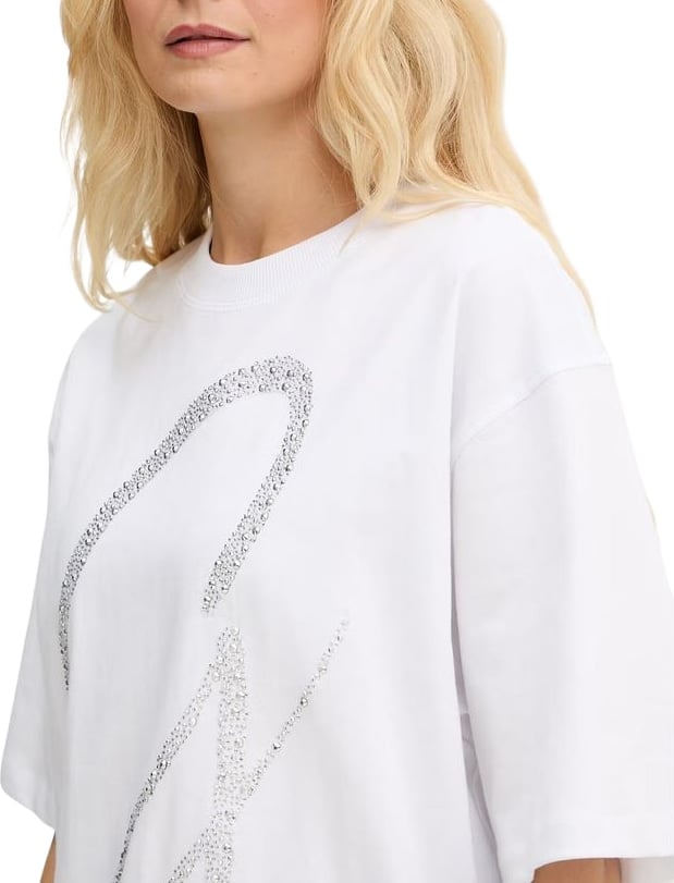 Guess White Cotton T-Shirt