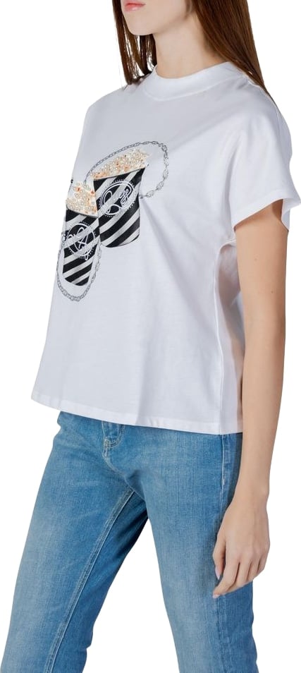 Guess White Cotton T-Shirt