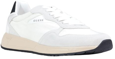 Guess White Polyester Athletic Sneakers
