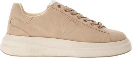 Guess Beige Suede Leather Low Top Sneakers