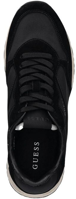Guess Black Polyester Athletic Sneakers