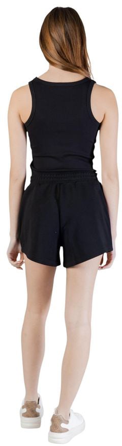Guess Active Black Polyester Short And Mini Shorts