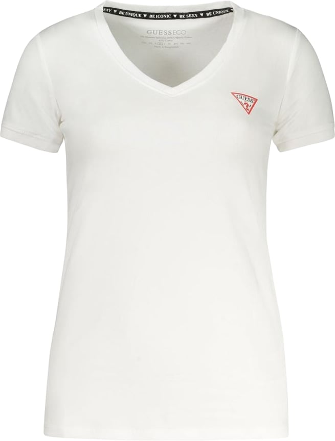 Guess Jeans Bianco Cotton Women T-Shirt