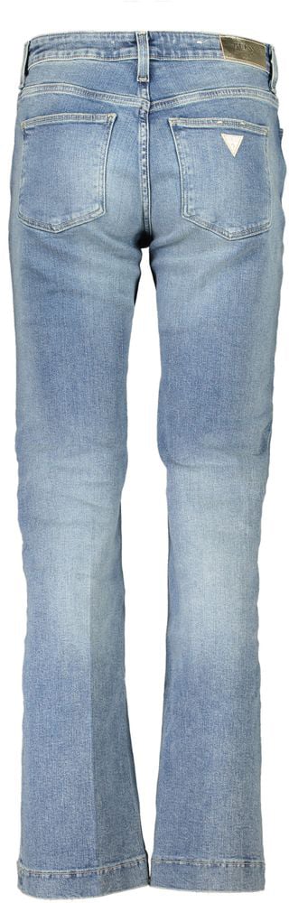 Guess Jeans Blue Cotton Flared Jeans