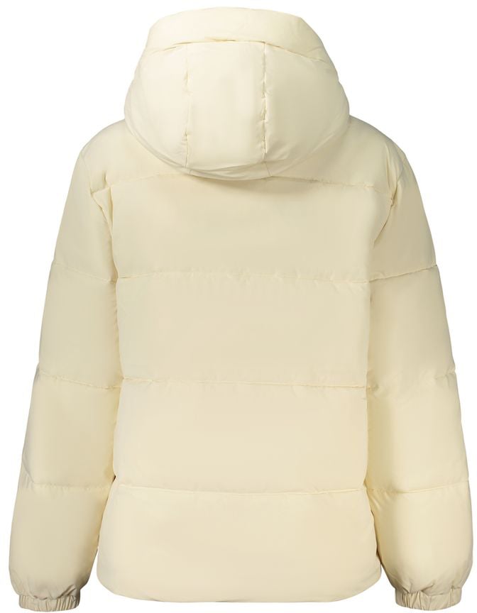 Guess Jeans Cream Polyester Women's Jacket