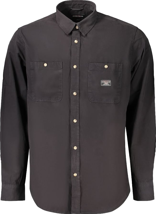 Guess Jeans Black Cotton Men's Shirt
