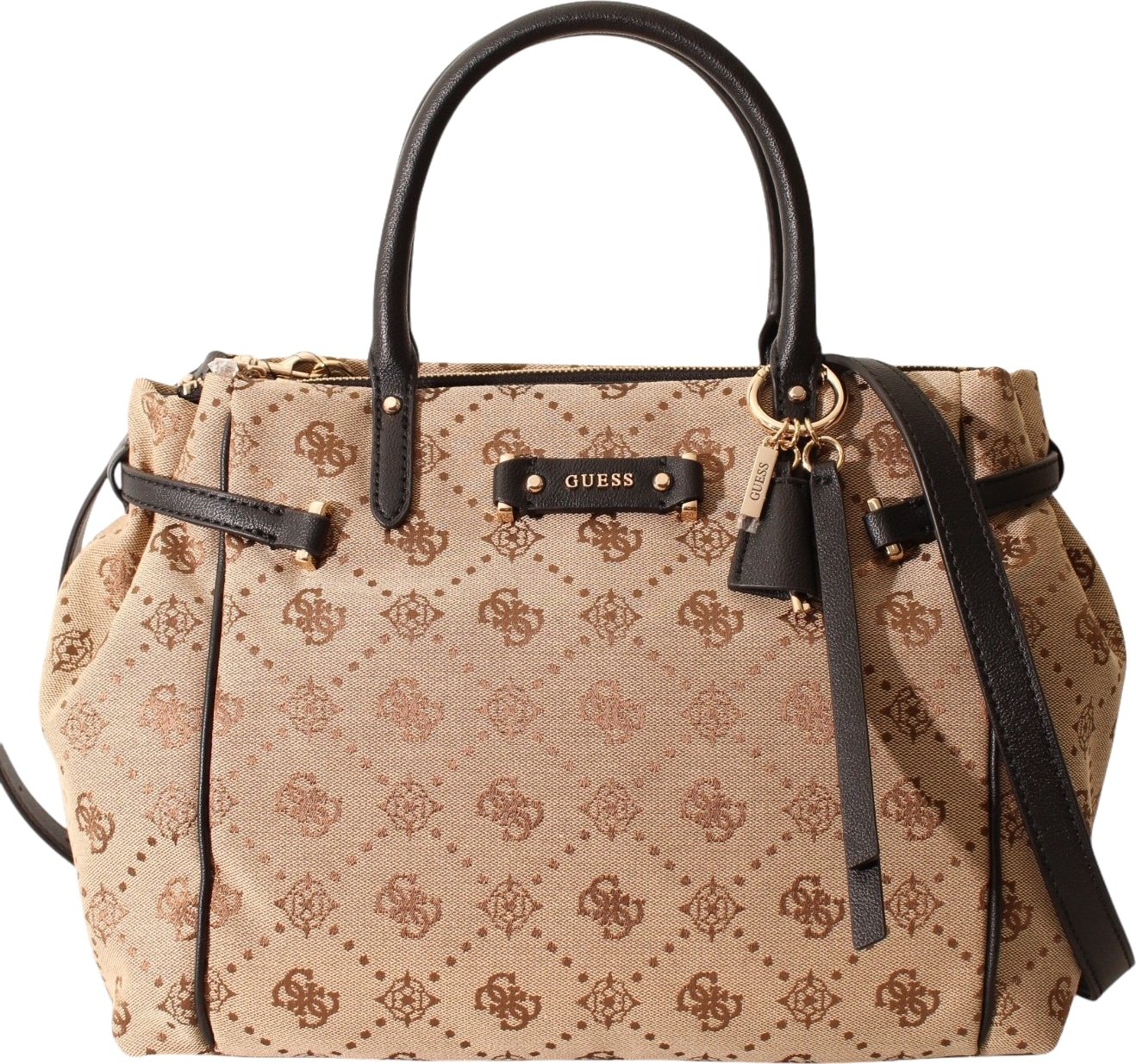 Hand- en schoudertas Beige