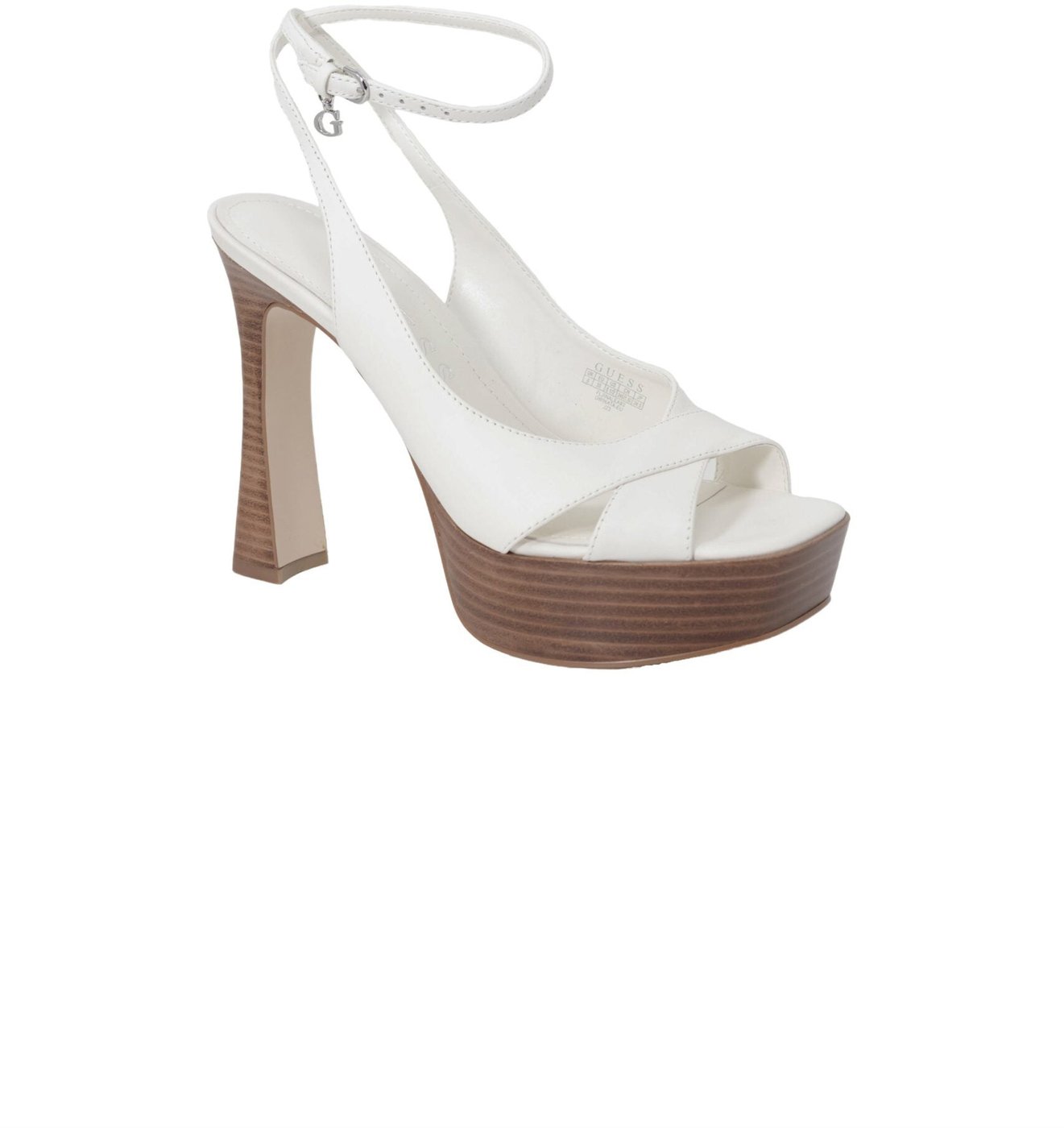 Guess Beige Other Fibres Platform Sandals