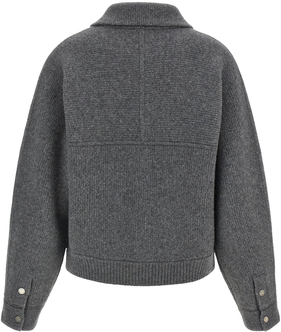 Guest in Residence Gray Wool Bomber
