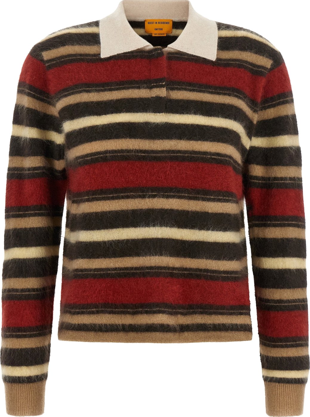 Guest In Residence Grizzly Cropped Rugby Polo Shirt