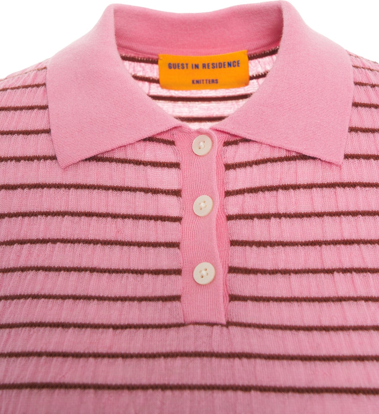 Sweater 'Smocked L/S Shrunken Polo'