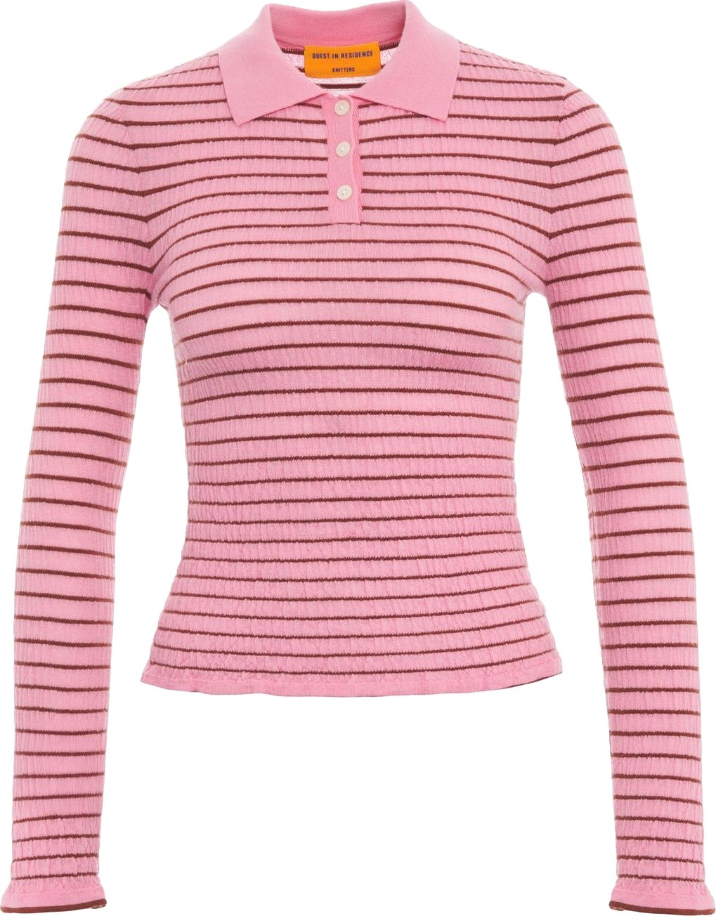 Sweater 'Smocked L/S Shrunken Polo'