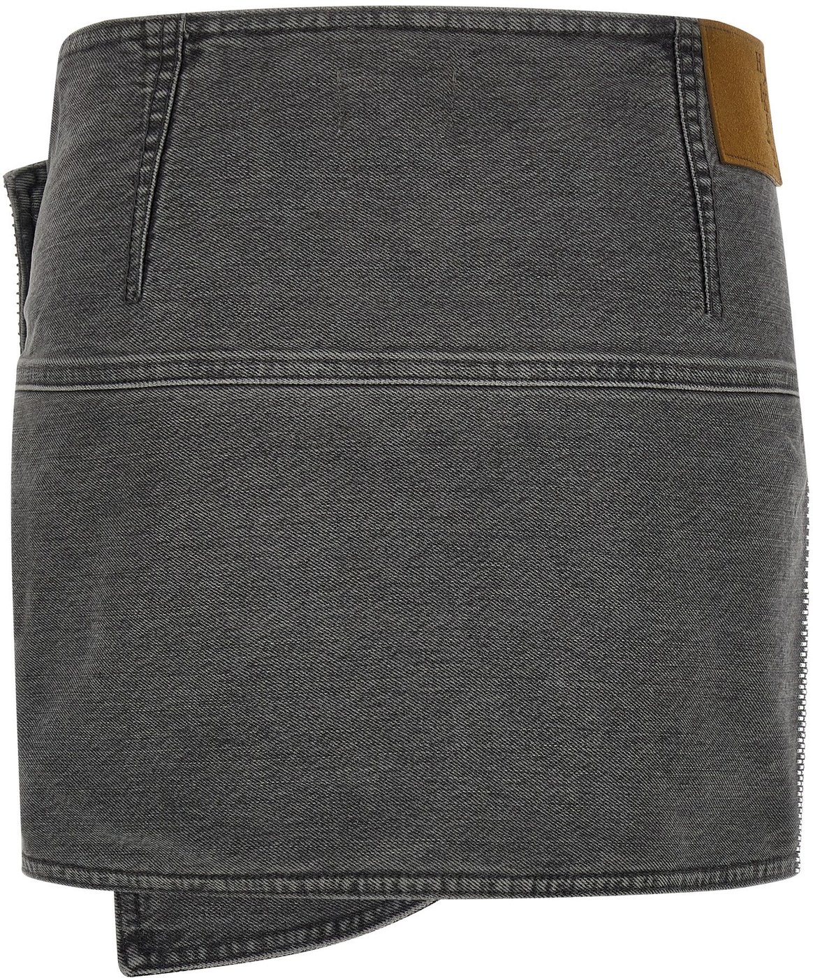 Haikure Gray Cotton Long Skirt