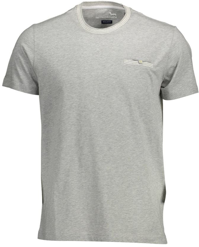Harmont & Blaine Grigio Cotton Men's T-Shirt