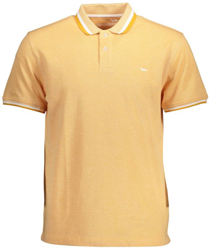 Harmont & Blaine Arancione Cotton Men Polo