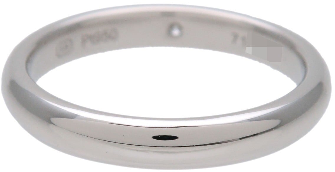 Harry Winston Single Diamond Band Platinum with Diamond