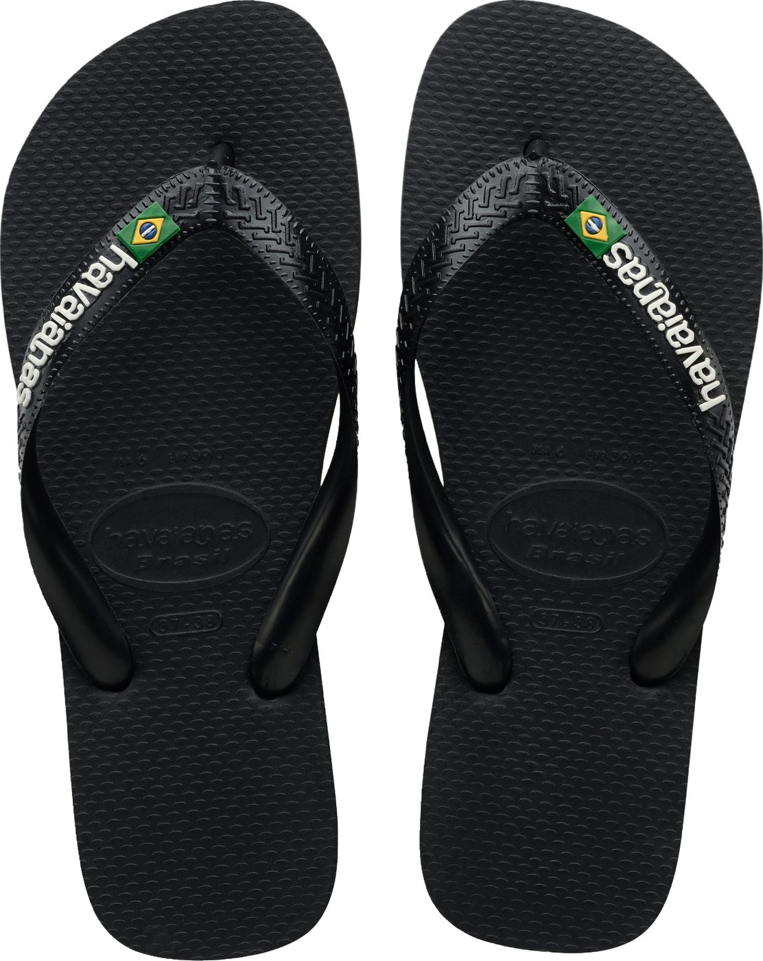 Havaianas - Brasil Logo black black