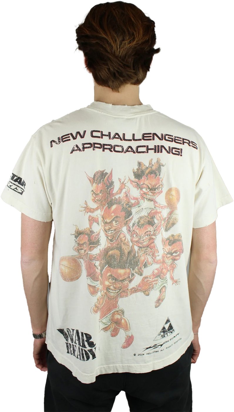 Hellstar All Stars T-shirt 'Wit'
