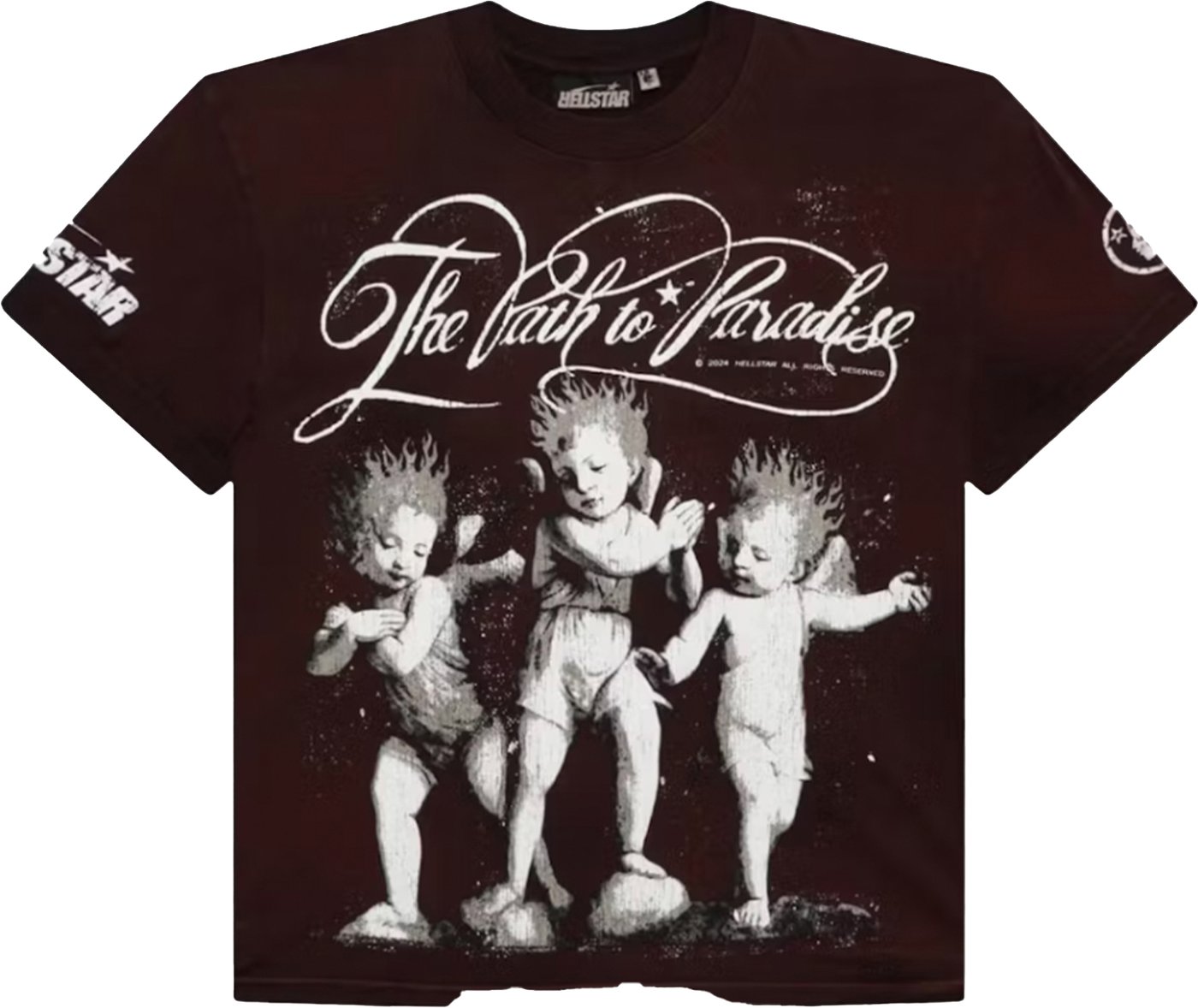 Hellstar 'Kids Path To Paradise' T-shirt 'Brown' (kopie)