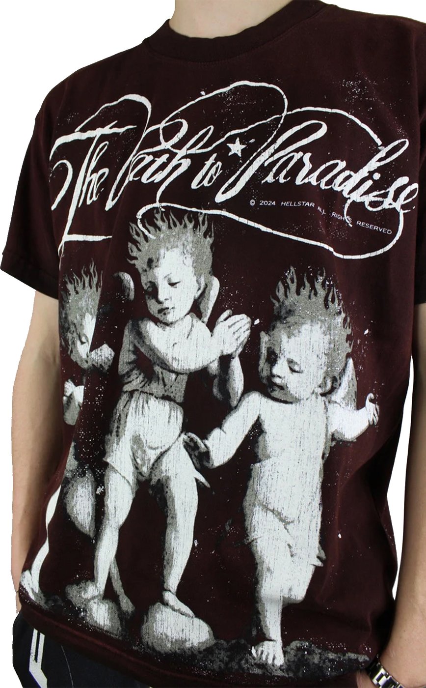 Hellstar 'Kids Path To Paradise' T-shirt 'Brown' (kopie)