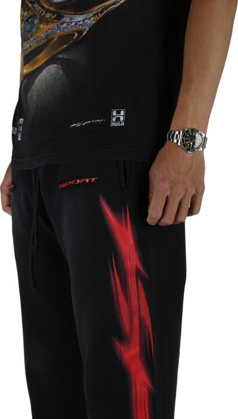 Hellstar Motion Blur Sweatpants 'Zwart'