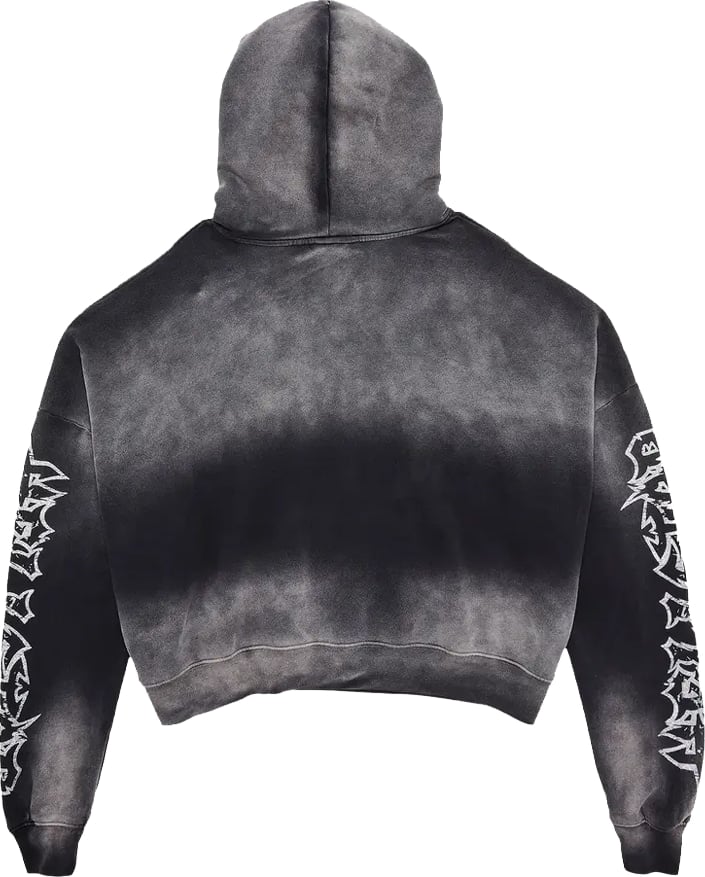 Hellstar Shine Graffiti Hoodie 'Black'
