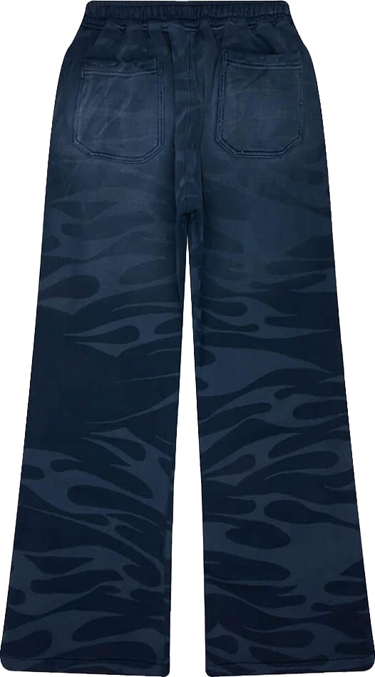 Hellstar SNAP Sweatpants W/ Flame 'Blue'