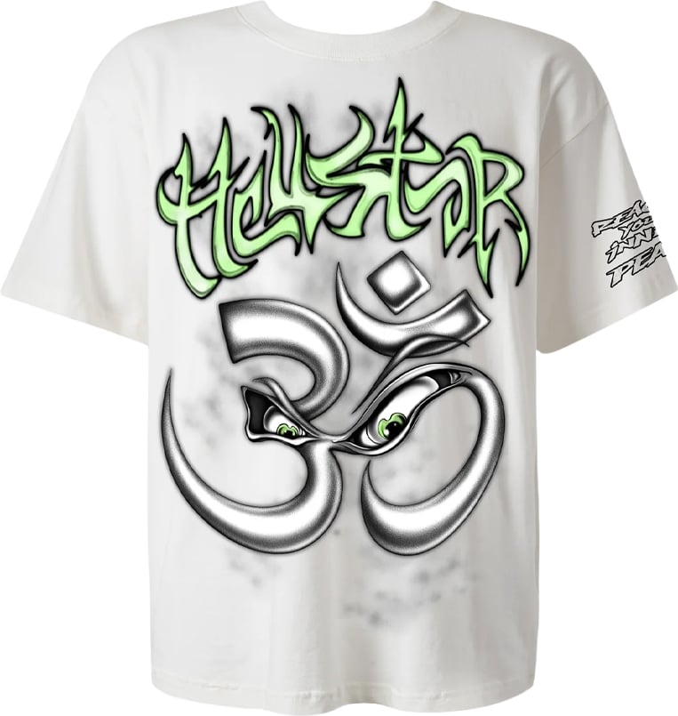 Hellstar Reach Your Inner Peace Om T-Shirt 'White'