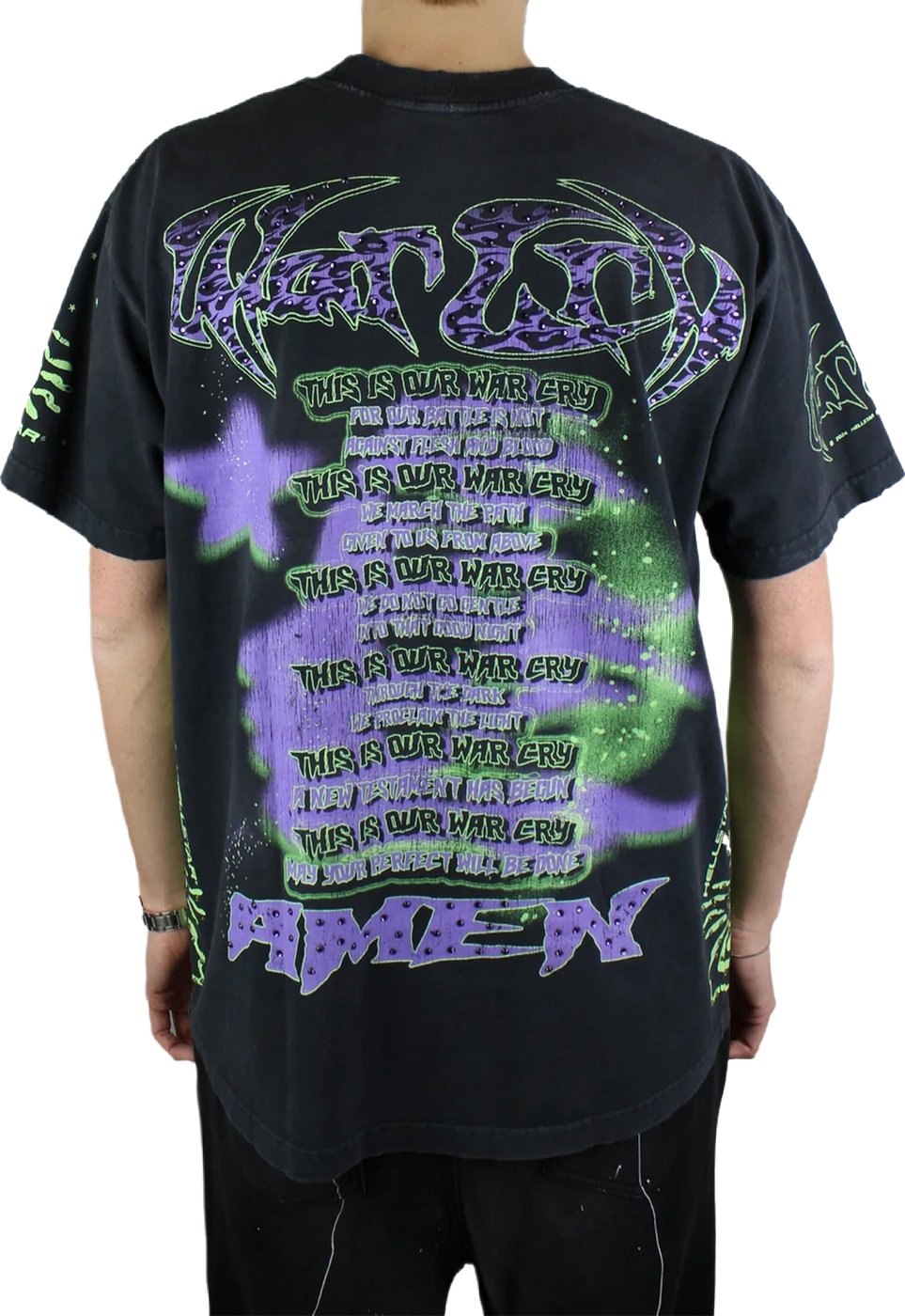 Hellstar Amen T-shirt 'Zwart'