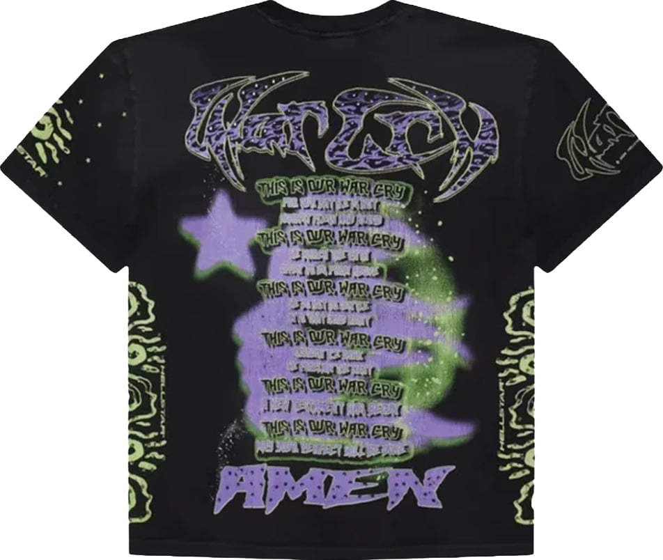 Hellstar Amen T-shirt 'Zwart'