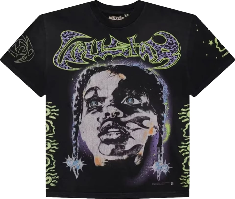 Hellstar Amen T-shirt 'Zwart'