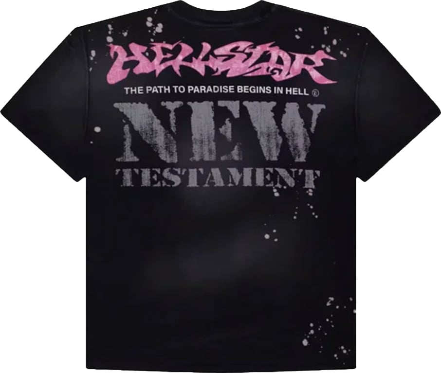 Hellstar New Testament T-shirt 'Zwart'