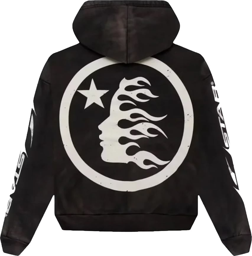 Hellstar Logo Zip Hoodie 'Zwart'