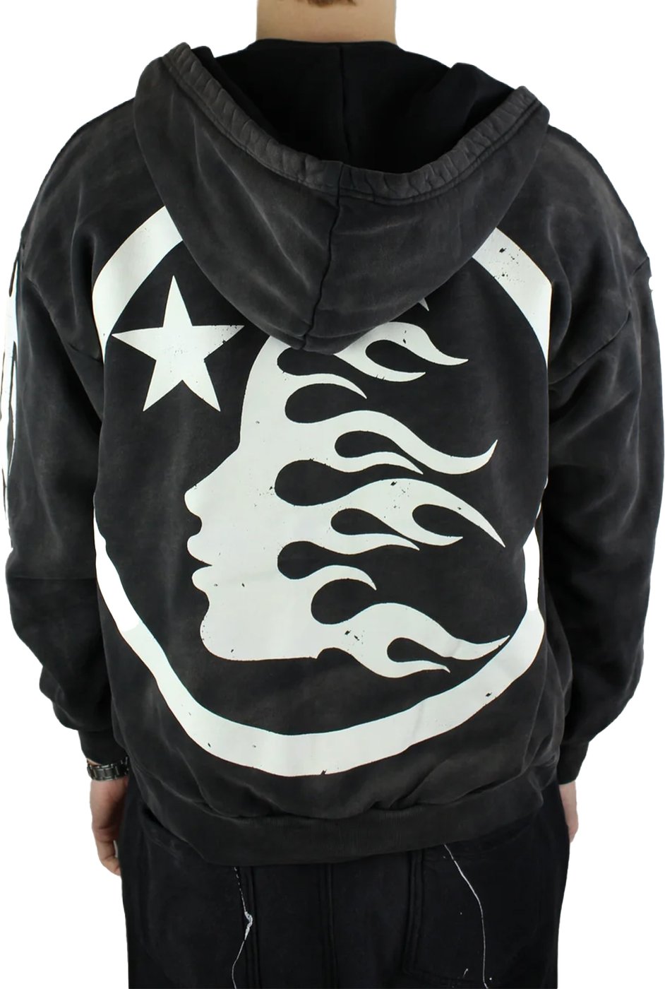 Hellstar Logo Zip Hoodie 'Zwart'