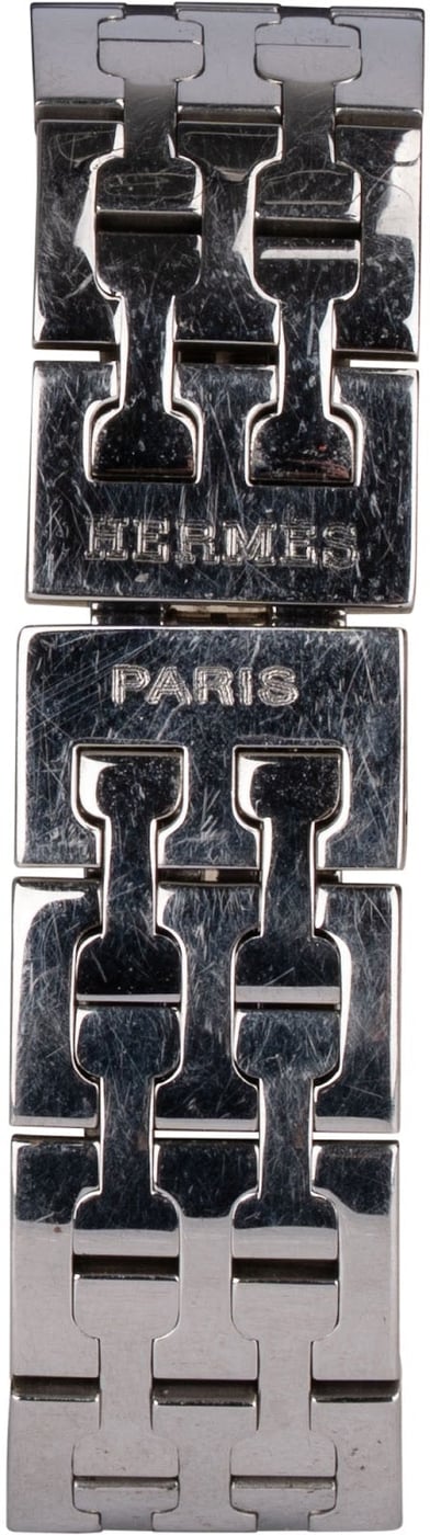 Hermès Silver Tone Heure H HH1.210 Women Watch