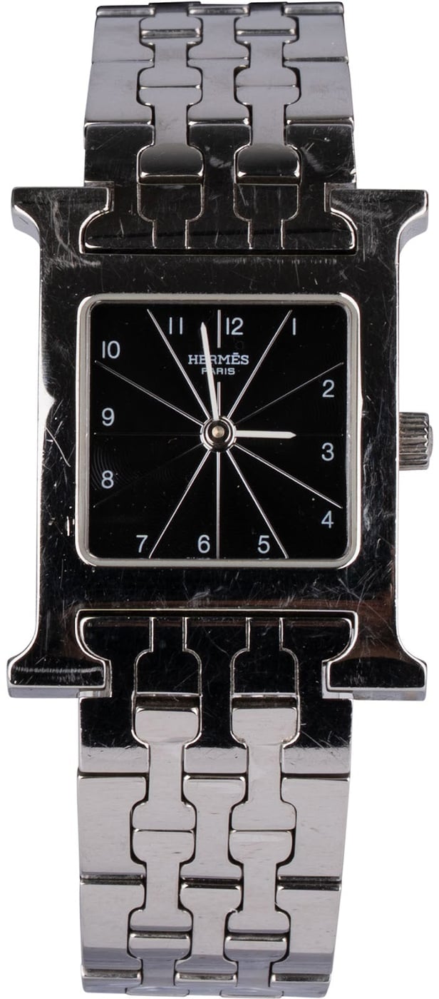 Hermès Silver Tone Heure H HH1.230 Women Watch