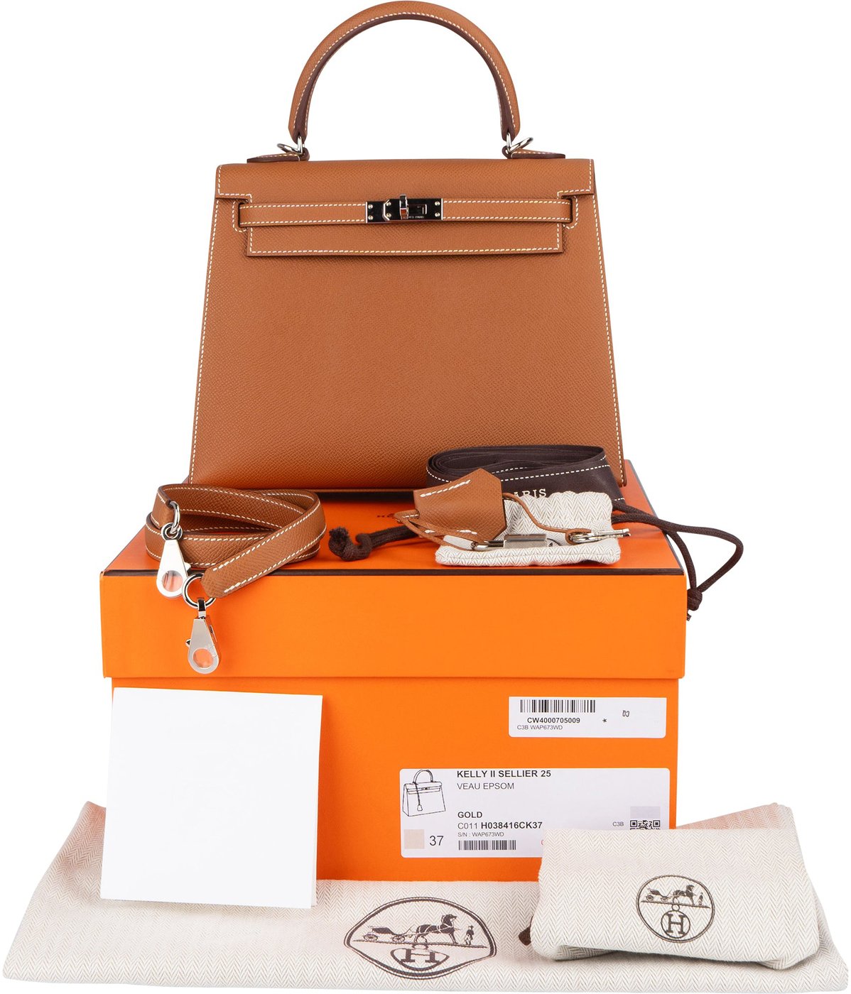 Hermès Veau Epsom Sellier Kelly 25 Handbag