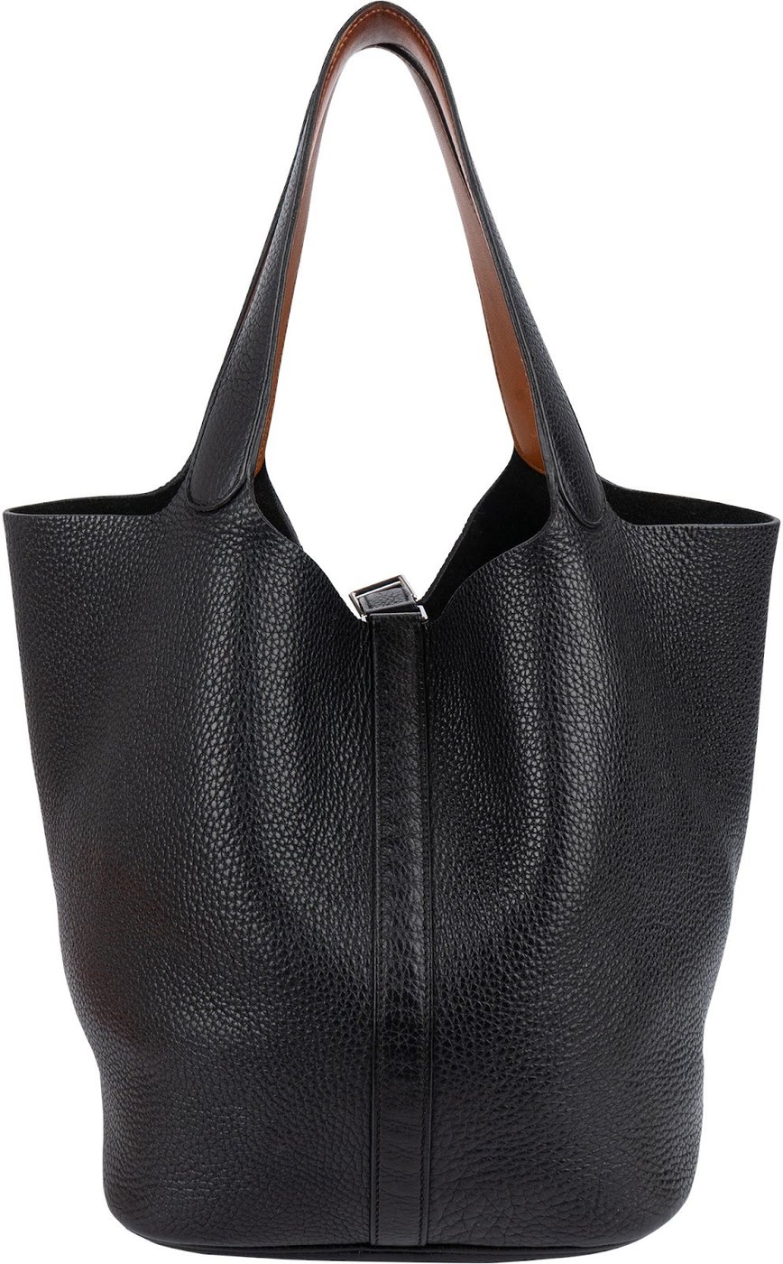 Hermès Grained Clemence Leather Picotin Lock 26 Handbag