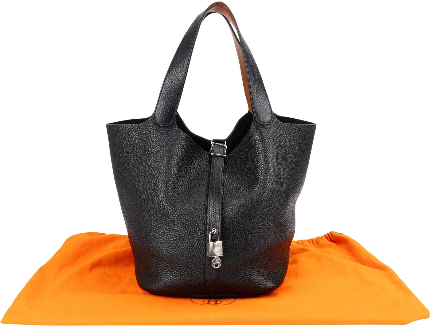 Hermès Grained Clemence Leather Picotin Lock 26 Handbag