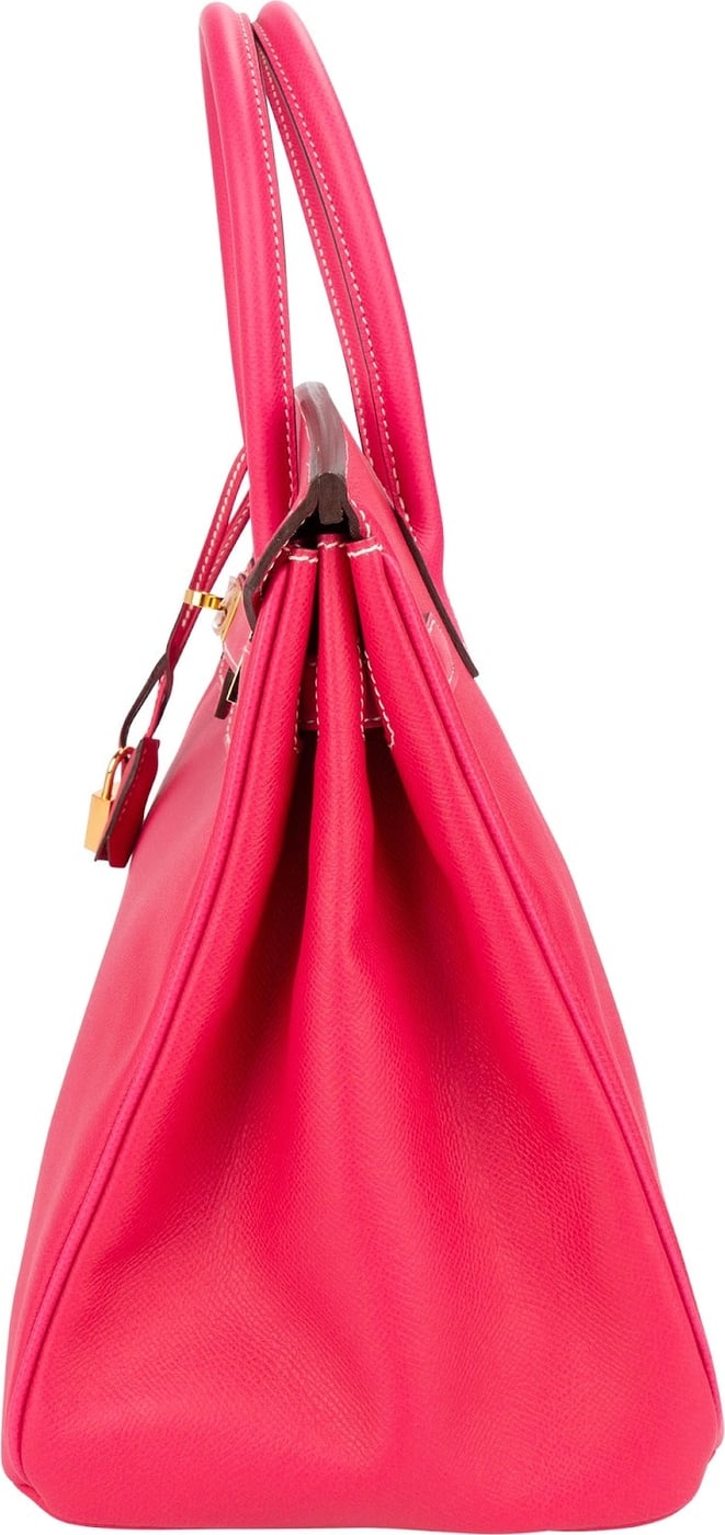 Hermès Rose Tyrien Epsom Leather Birkin 35 Handbag